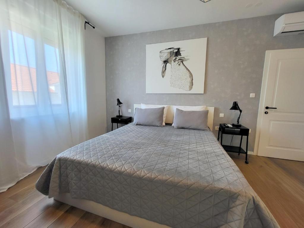Postel nebo postele na pokoji v ubytování Central rooms