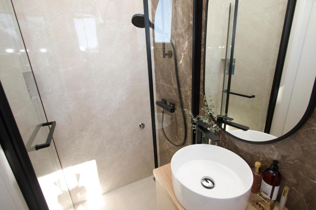 Kúpeľňa v ubytovaní Apartmani Leo-Marin