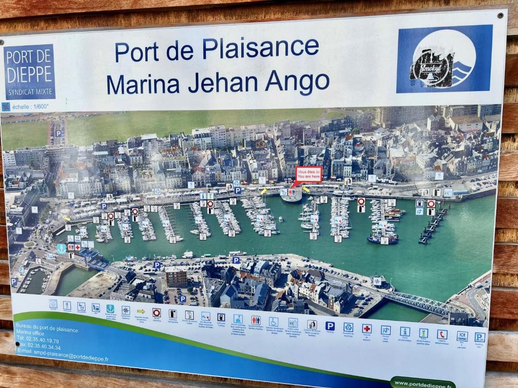 Fotografia z galérie ubytovania La Dunette - Splendide Vue port avec les bateaux v destinácii Dieppe