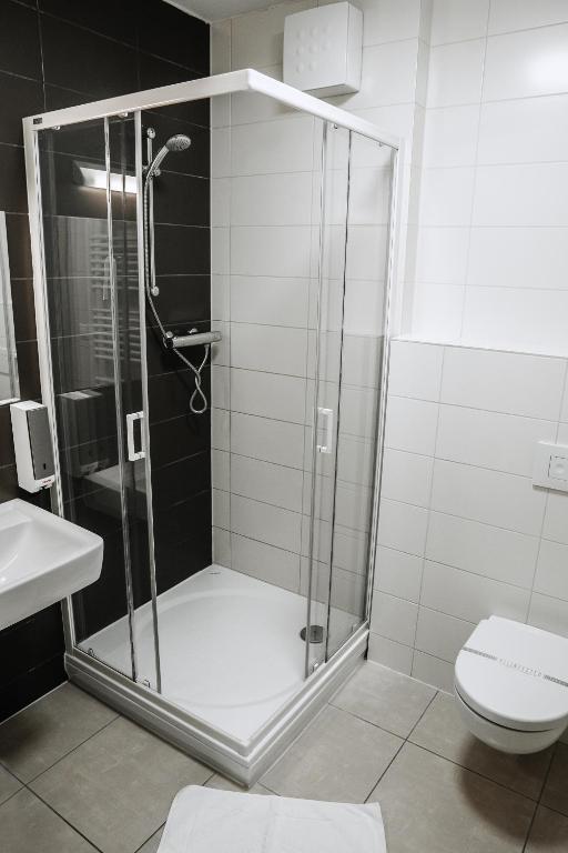 Koupelna v ubytování Horský hotel Brans