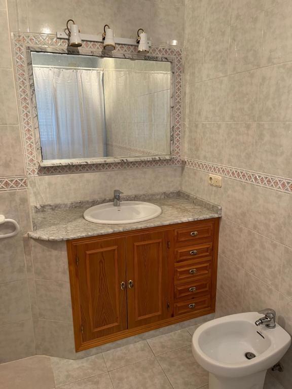 Koupelna v ubytování VILLA LA MOMITA