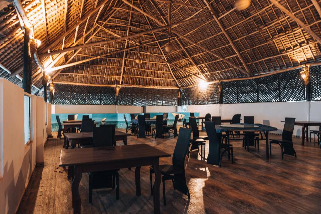 Restaurace v ubytování F-Zeen Boutique Hotel Zanzibar