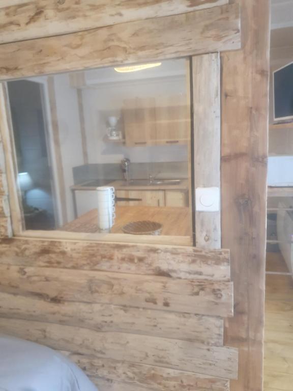 Televízia a/alebo spoločenská miestnosť v ubytovaní bienvenue chez les choup;s le p;tit laponie