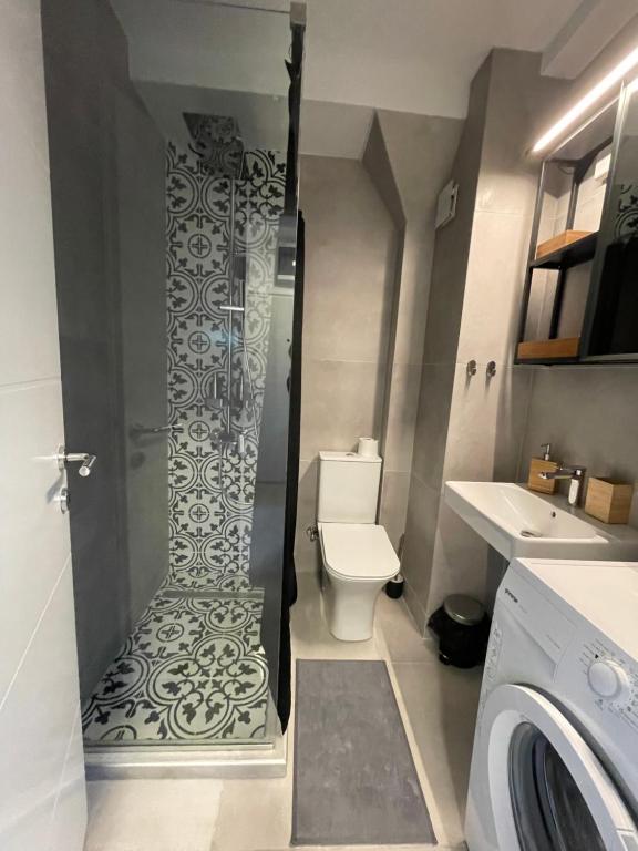 Koupelna v ubytování Harmony apartman