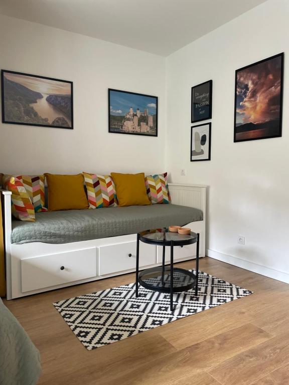 Posezení v ubytování Harmony apartman
