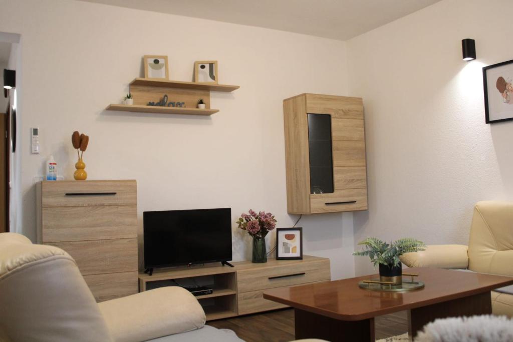TV a/nebo společenská místnost v ubytování Apartman Villarossa