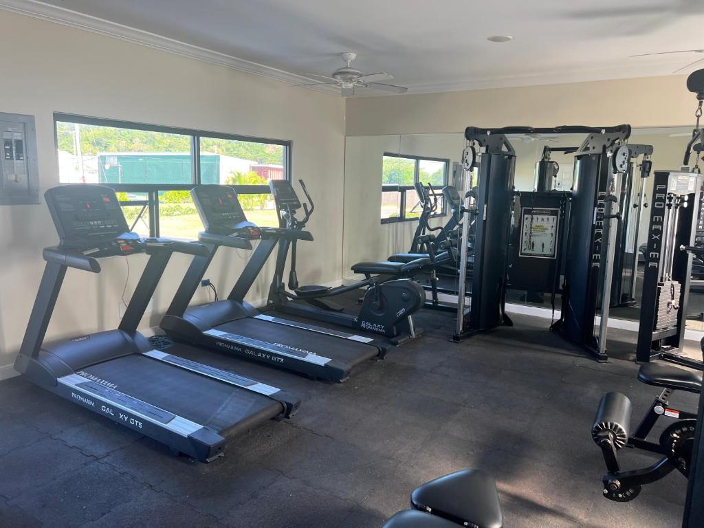 Fitness centrum a/nebo fitness zařízení v ubytování Serenity Get Away