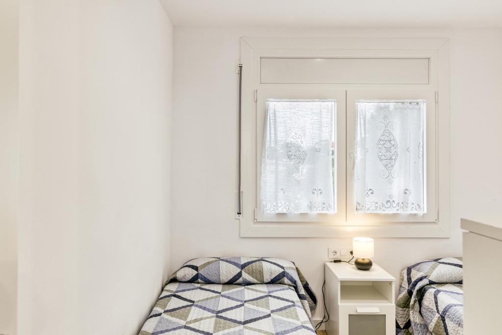 Posteľ alebo postele v izbe v ubytovaní Apt Pedrera 2 dormitorios