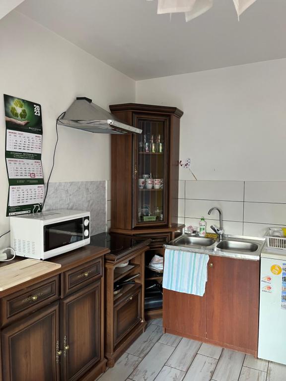 Kuchyňa alebo kuchynka v ubytovaní Apartament Kościelisko
