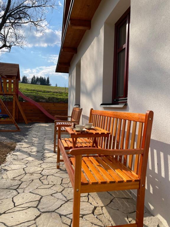 Balkón nebo terasa v ubytování Chata GOLDENBACH