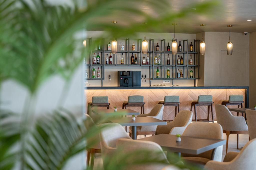 Posezení v ubytování Apollon Hotel