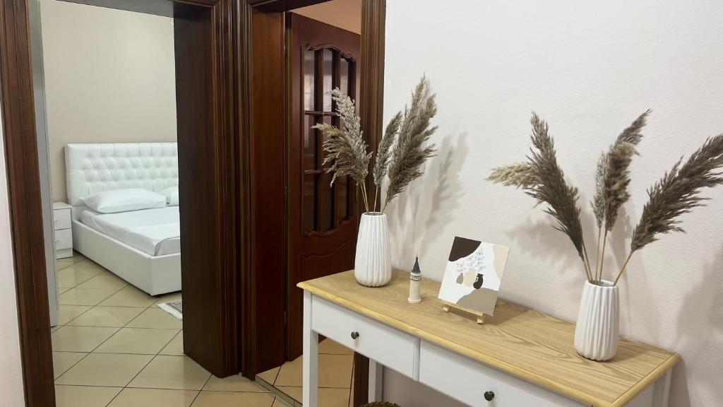 Postel nebo postele na pokoji v ubytování SaEl Apartments