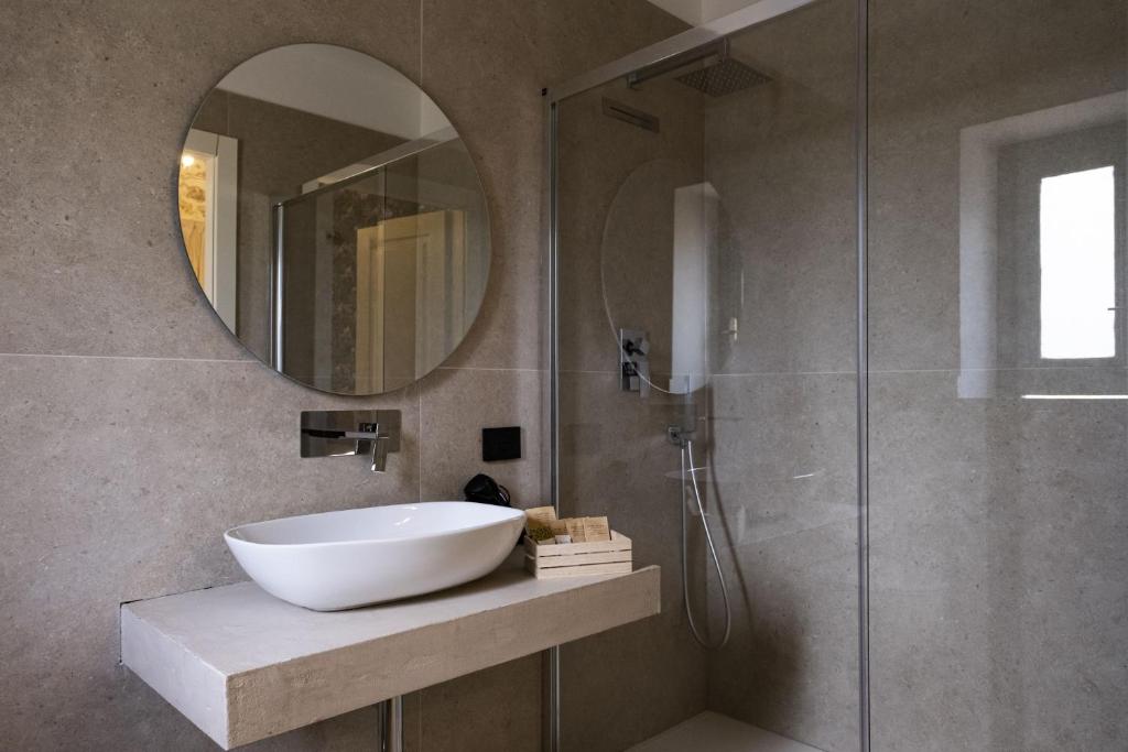 Kúpeľňa v ubytovaní Agriturismo Baglio Làuria