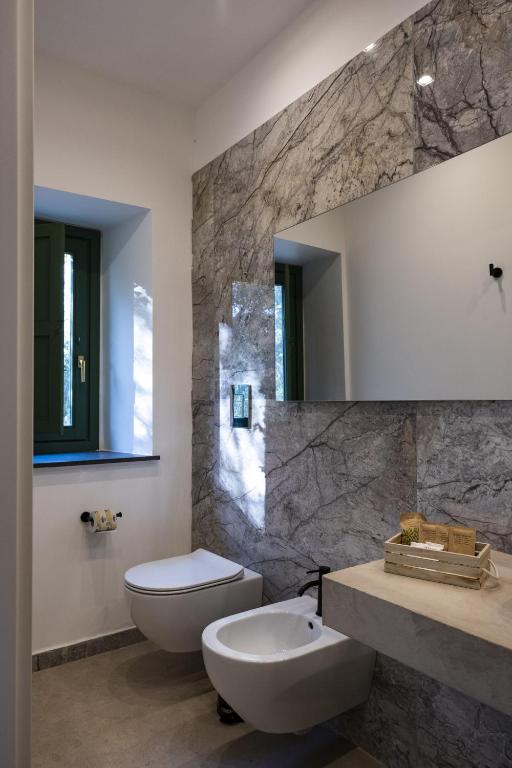 Kúpeľňa v ubytovaní Agriturismo Baglio Làuria