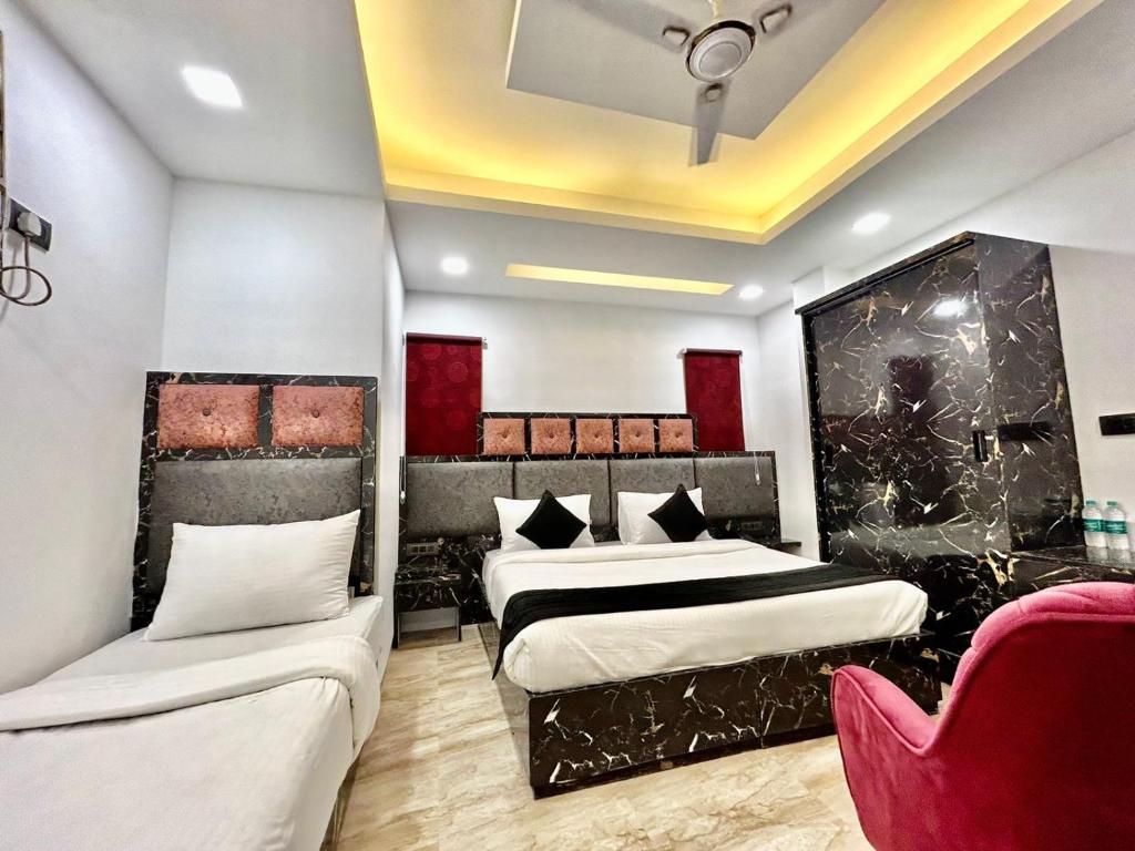 Posezení v ubytování Hotel Cosmo - Karol Bagh