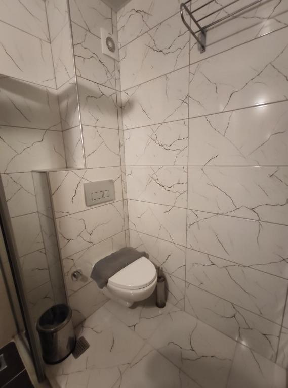 Koupelna v ubytování Wassermann Hotel