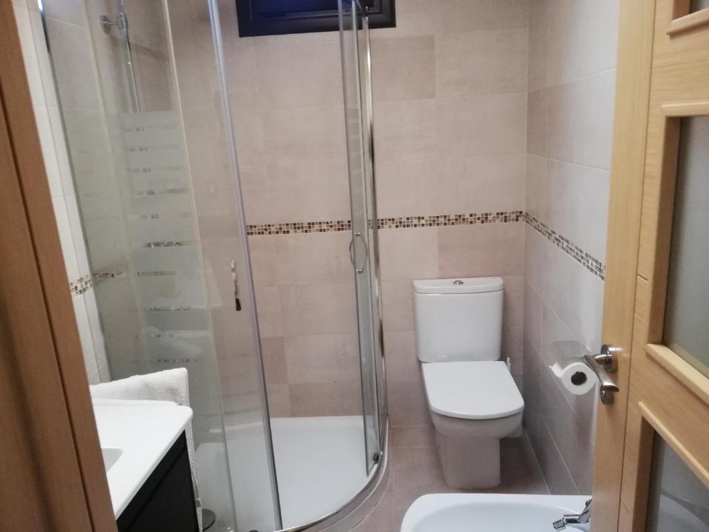 Kúpeľňa v ubytovaní A CASIÑA DA EIRAVELLA