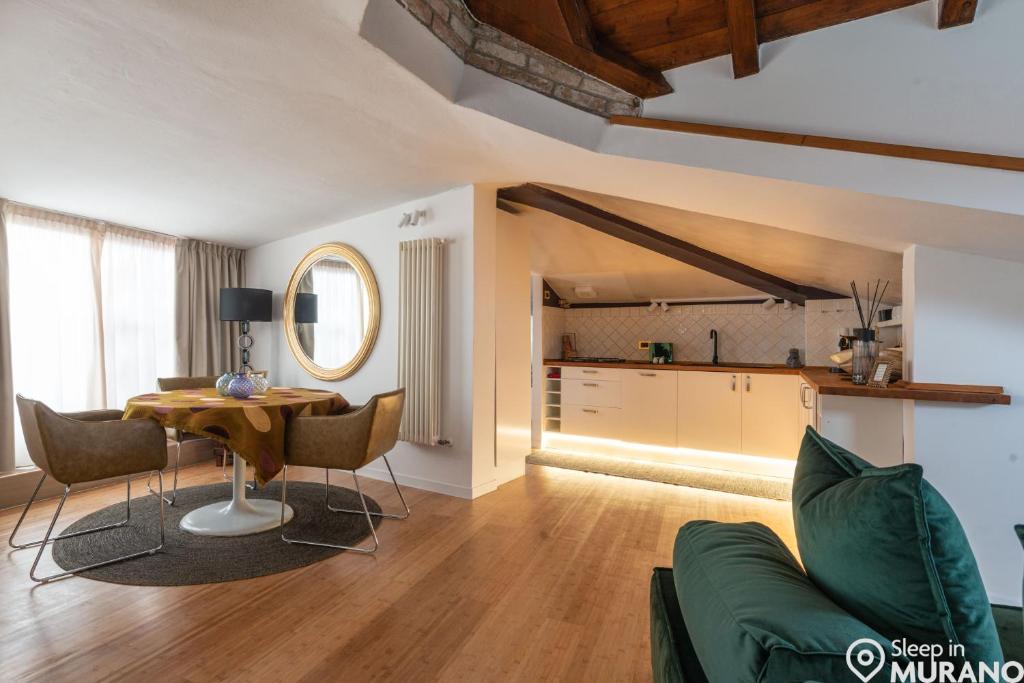 Posezení v ubytování MURANO Suites BOUTIQUE Apartments