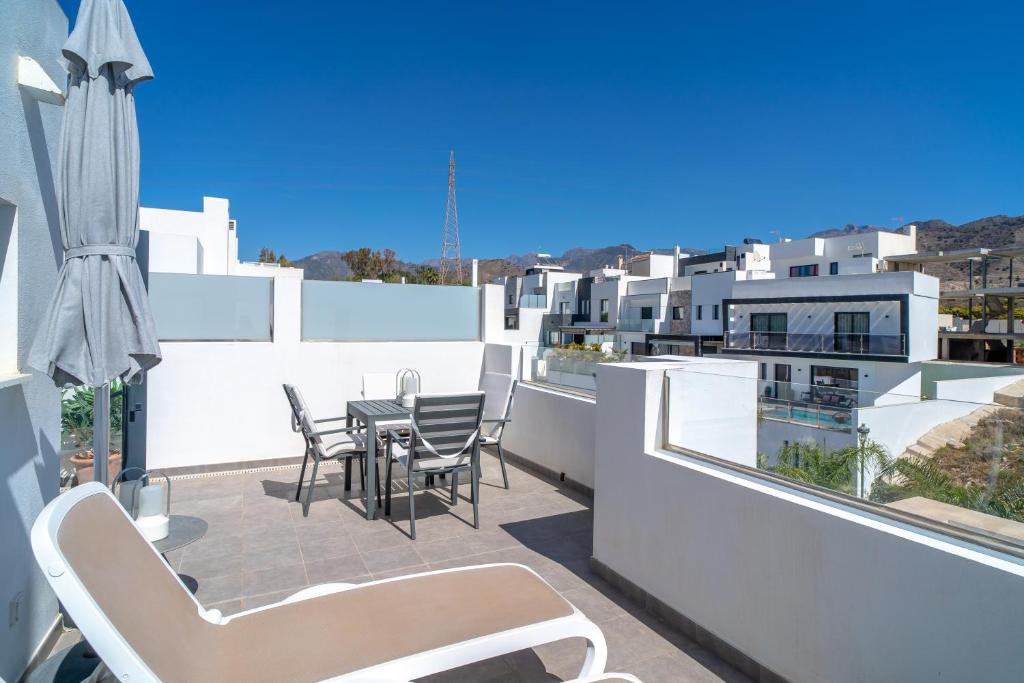 Balkón alebo terasa v ubytovaní Villa Premium Los Mangos Casasol