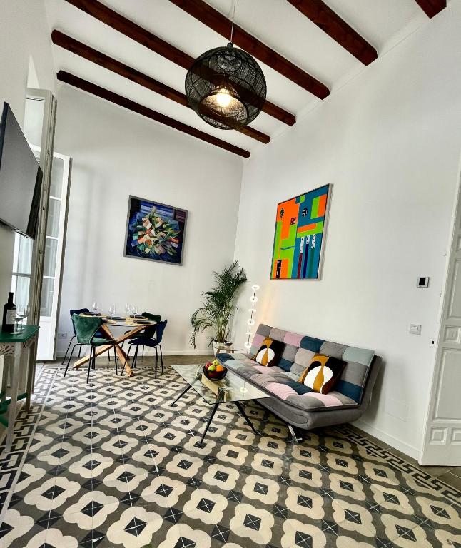 Posezení v ubytování Puerta Azul 3 bedroom Deluxe Apartment