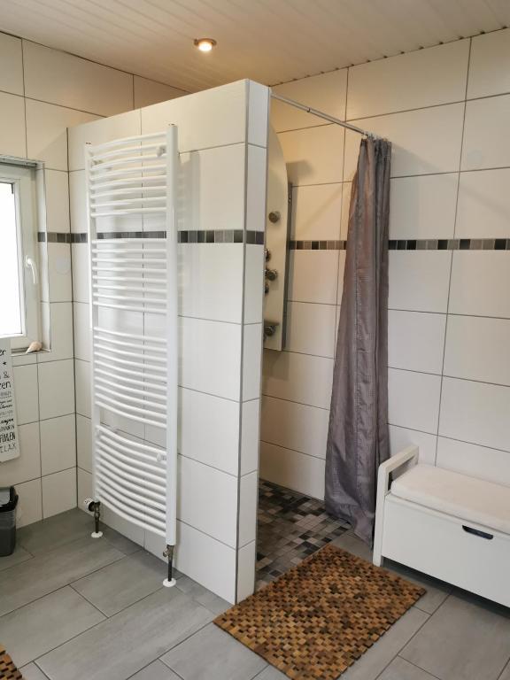 Koupelna v ubytování Hübsches Haus