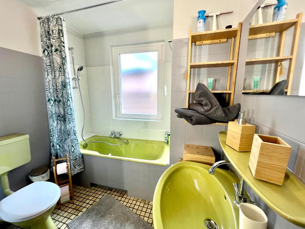 Kúpeľňa v ubytovaní Seppala charmant appartement