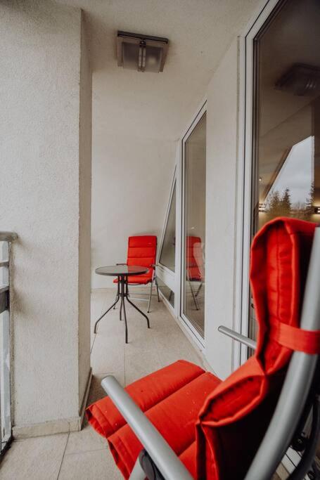 Posezení v ubytování Apartament Bukowa Mountain Wisla