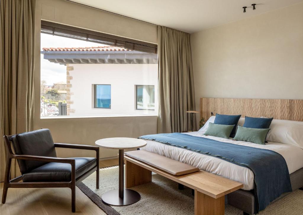 Posezení v ubytování Hotel Ur Bare
