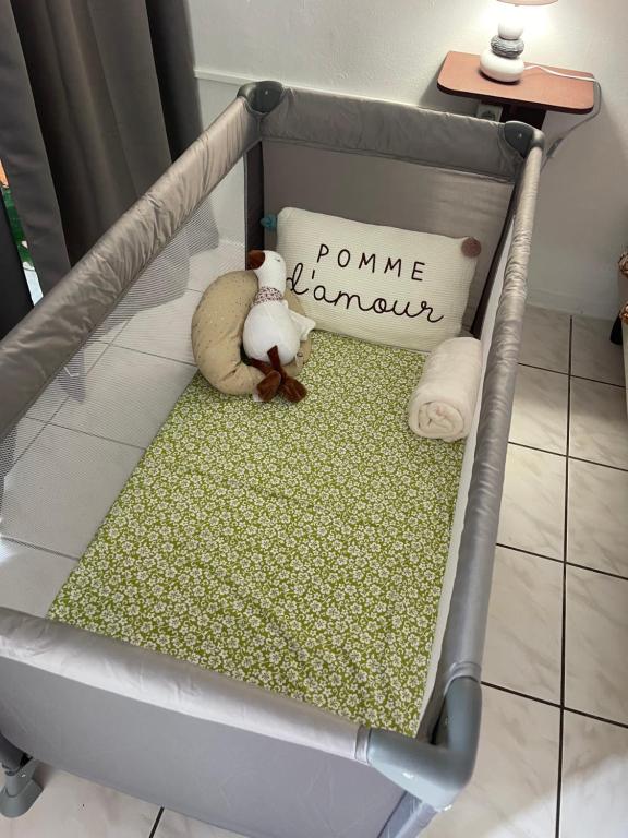 Postel nebo postele na pokoji v ubytování PK 35