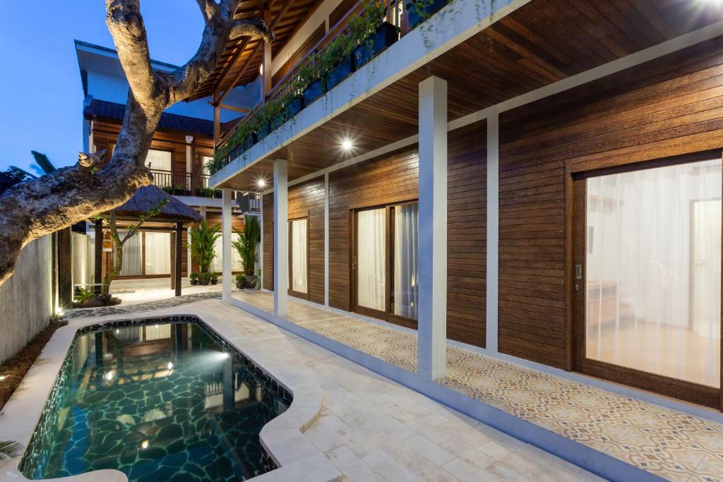 Bazén v ubytování Paisa Ubud nebo v jeho okolí