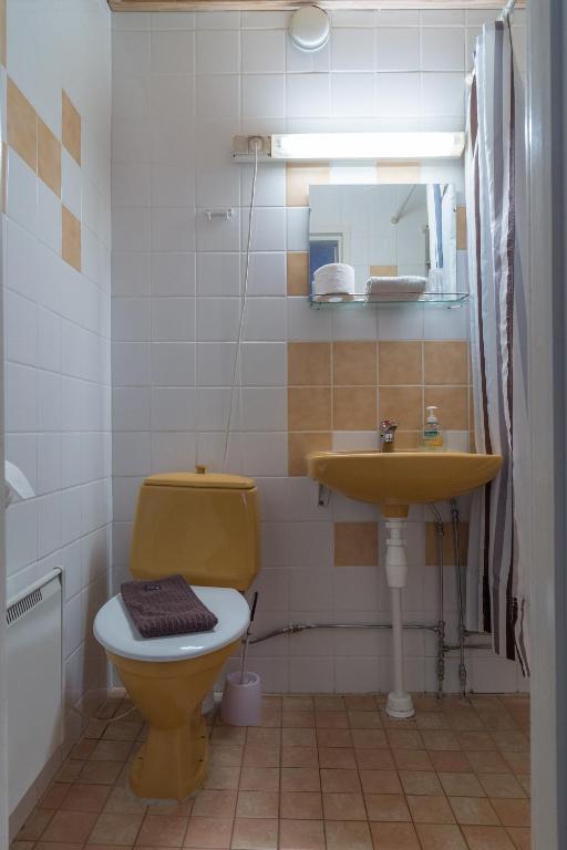 Koupelna v ubytování Guesthouse Borealis