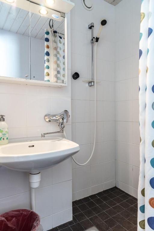 Koupelna v ubytování Guesthouse Borealis