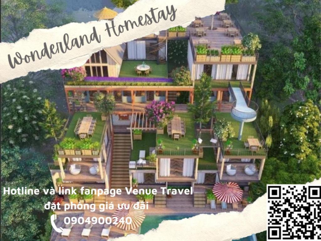 a rendering of a house with a garden at Wonderland Homestay - Venuestay in Vĩnh Phúc