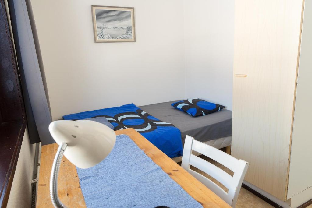 Postel nebo postele na pokoji v ubytování Guesthouse Borealis