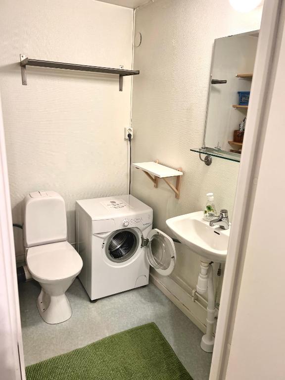 Koupelna v ubytování Hotell Alderholmen