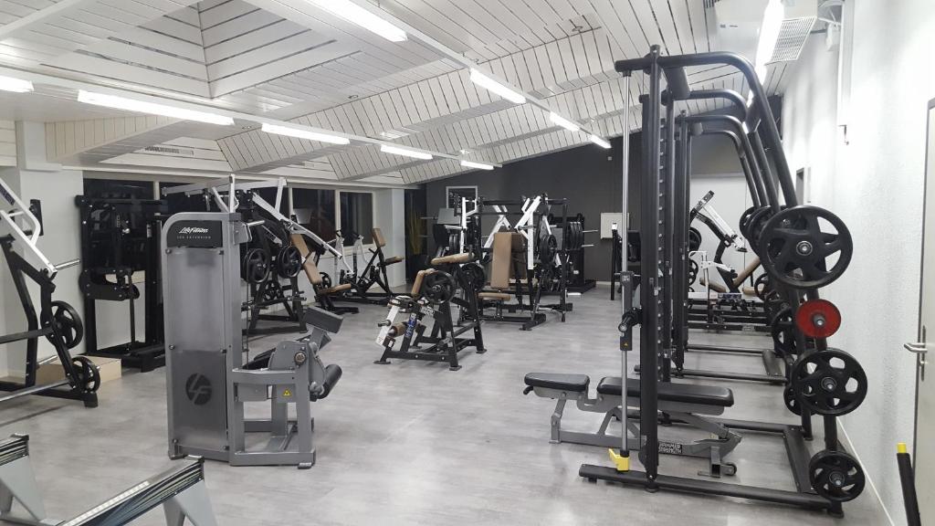 Fitness centrum a/nebo fitness zařízení v ubytování Aparthotel Baden