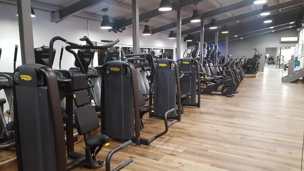 Fitness centrum a/nebo fitness zařízení v ubytování Aparthotel Baden