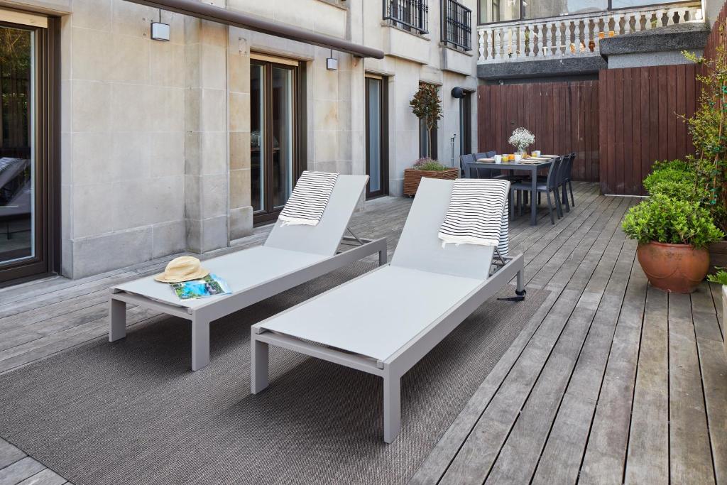 Balkón alebo terasa v ubytovaní MIRACONCHA TERRACE by SWEET HOME SAN SEBASTIAN
