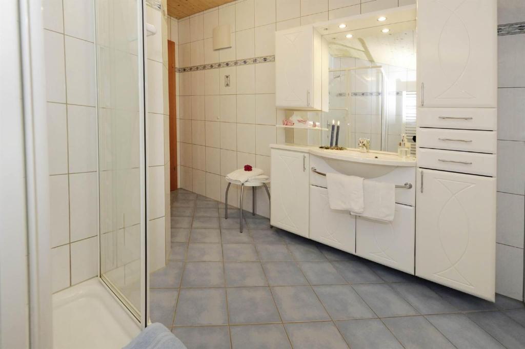 Koupelna v ubytování Haus Dagmar