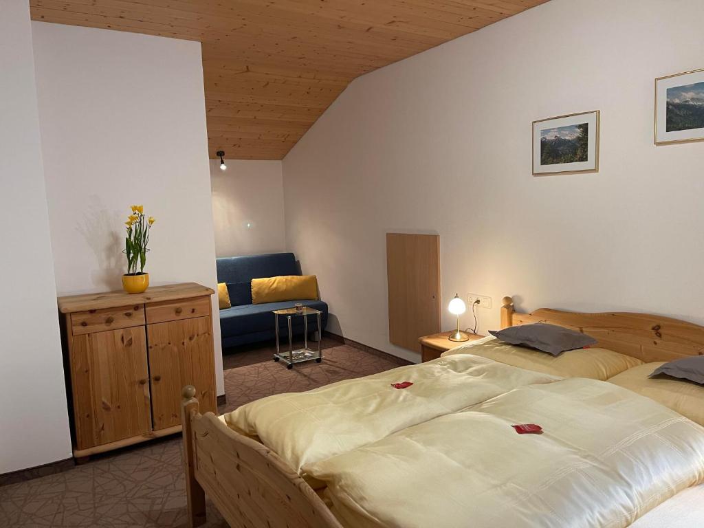 Postel nebo postele na pokoji v ubytování Haus Dagmar