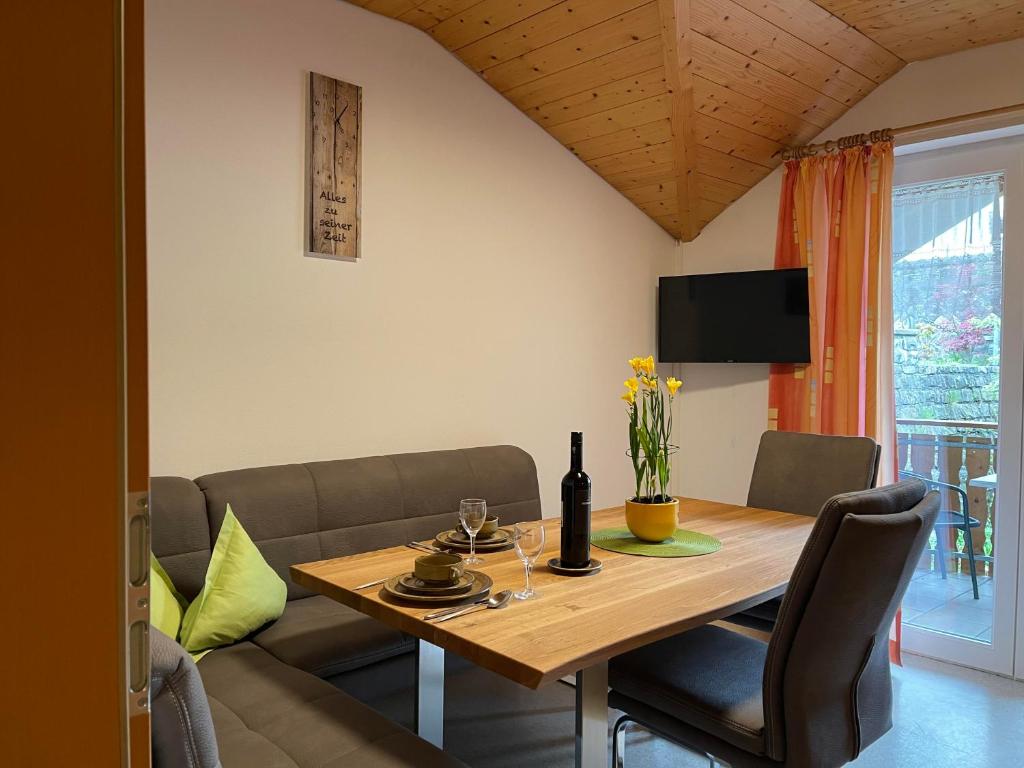TV a/nebo společenská místnost v ubytování Haus Dagmar