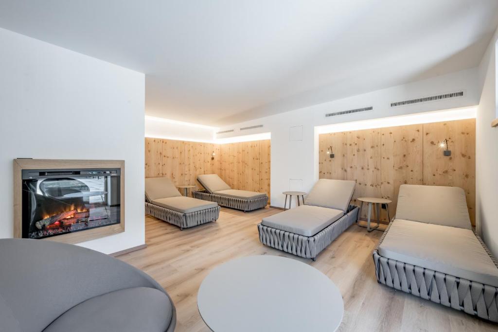 Posezení v ubytování Hotel Enzian & Apartmenthotel Johannes