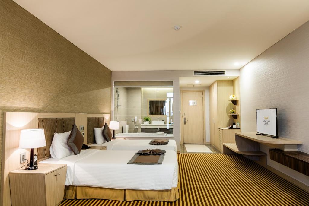 Phòng Deluxe 2 Giường Đơn Nhìn Ra Biển