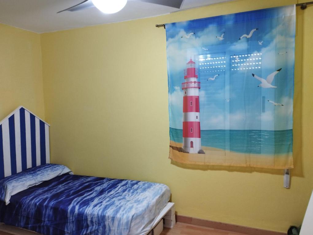 Posteľ alebo postele v izbe v ubytovaní La Gaviota
