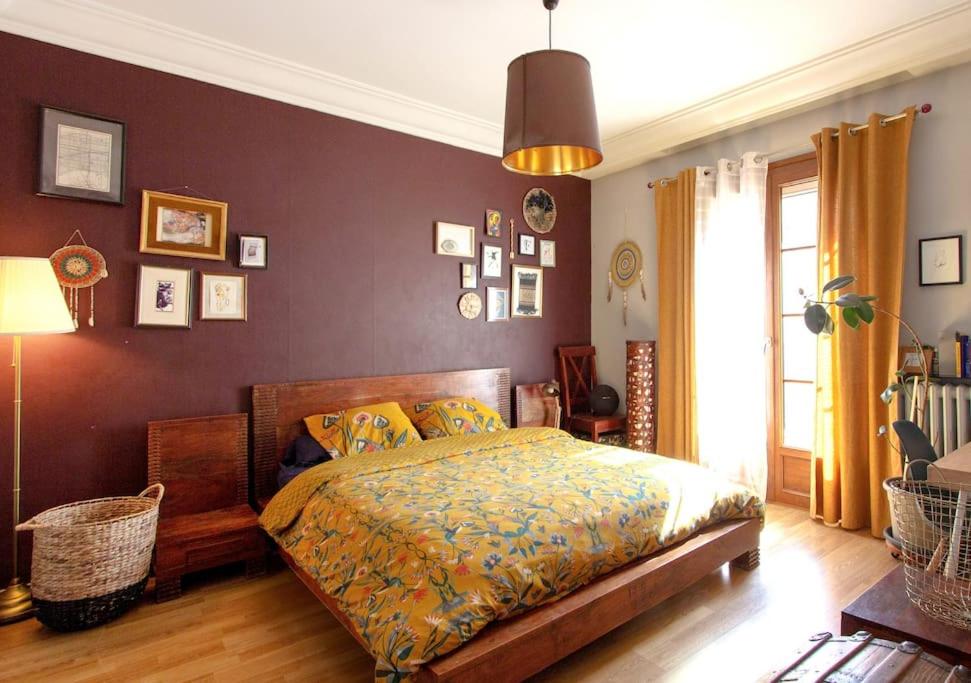 Posteľ alebo postele v izbe v ubytovaní Appartement T3 70m2 lumineux proche de la gare