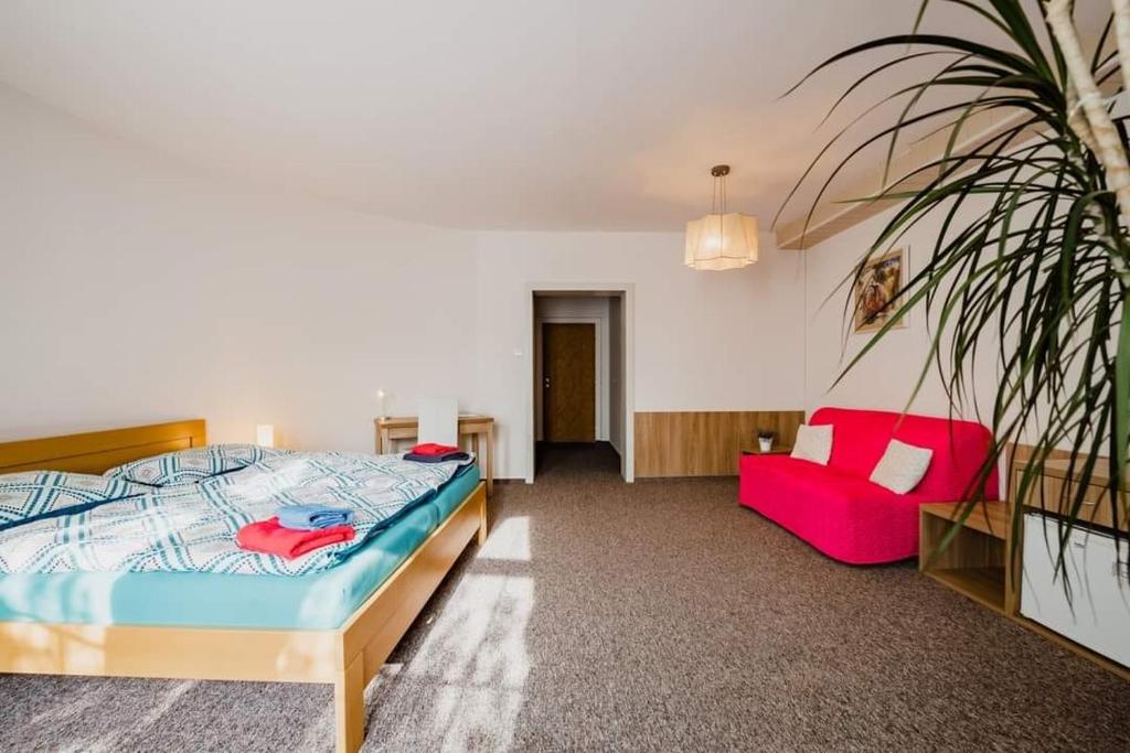 Postel nebo postele na pokoji v ubytování Motel Vega