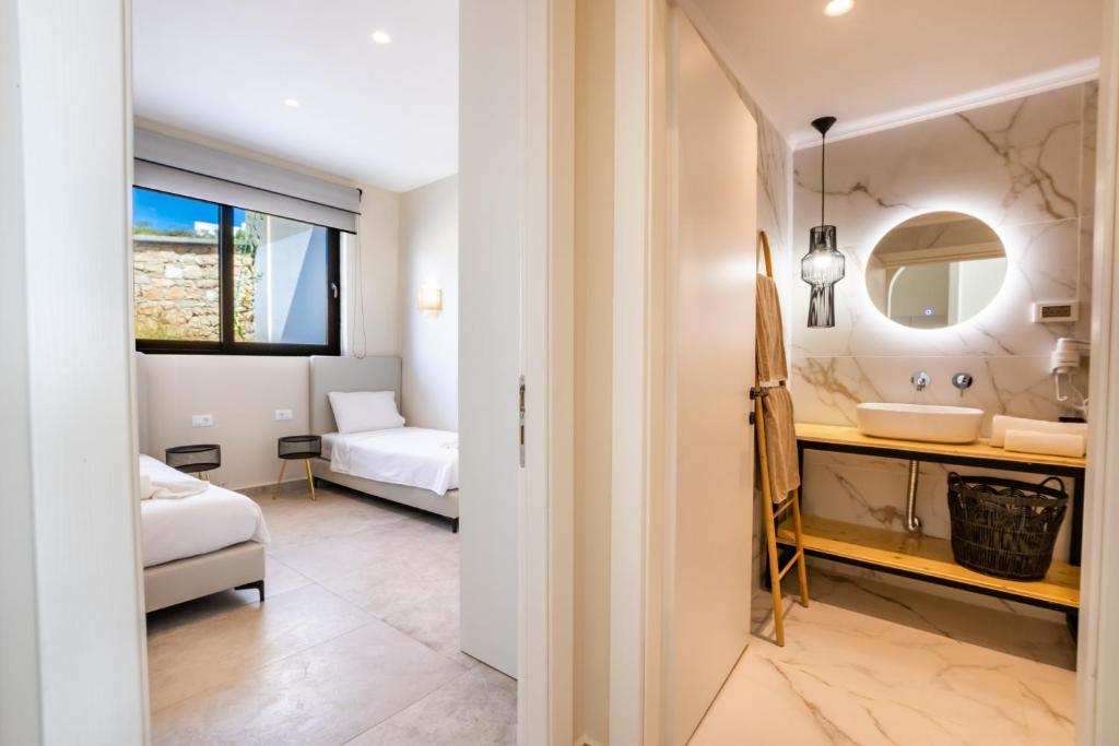 Koupelna v ubytování Euphoria Suites