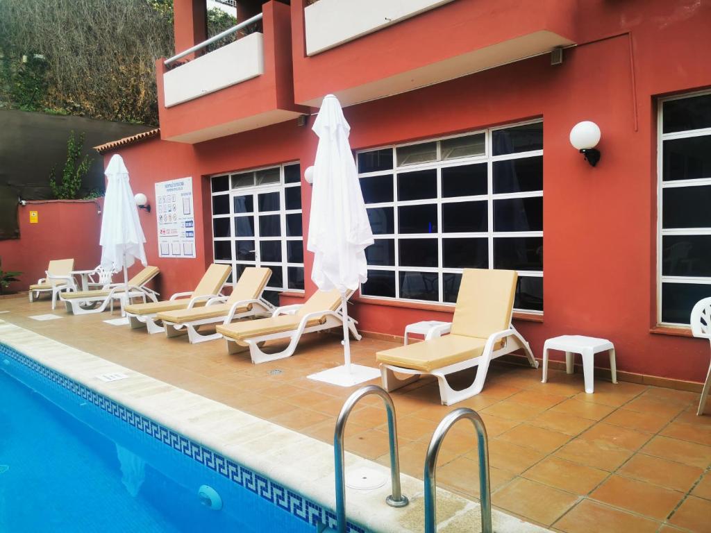 Bazén v ubytovaní Hotel Don Cándido alebo v jeho blízkosti