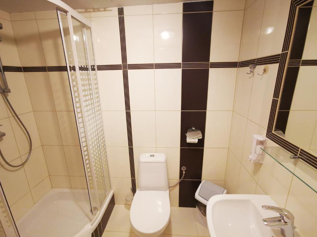 Kúpeľňa v ubytovaní Willa Hamernik AGROTURYSTYKA