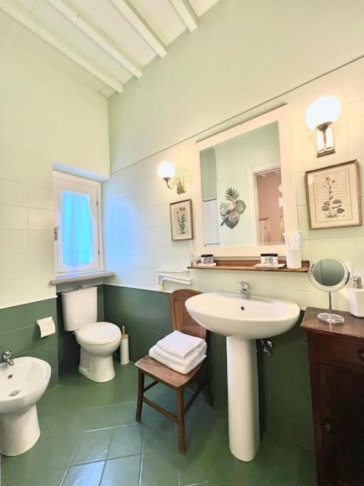 Koupelna v ubytování Quadrifoglio Casa Toscana